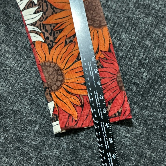 French Laundry Kids Floral Jean Jacket - Red, Orange, White - Picture 7 of 13